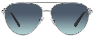 T136 TIFFANY TF3092 60019S 59 SILVER / AZURE GRADIENT BLUE