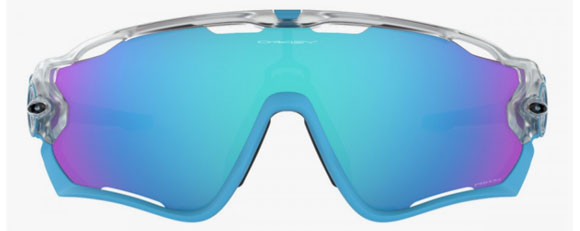 O238 OAKLEY JAWBREAKER OO9290 929040 31 MATTE CLEAR / PRIZM SAPPHIRE