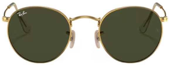 Z125 RAY-BAN ROUND METAL RB3447 001 50 ARISTA / G-15 GREEN