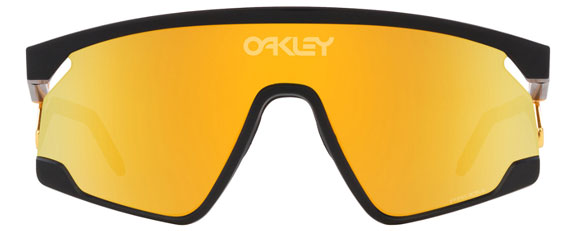 OK158 OAKLEY BXTR METAL OO9237 923701 39 MATTE BLACK / PRIZM 24K MIRRORED