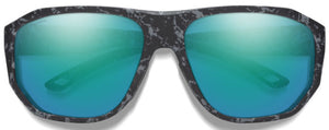 SM64 SMITH OUTRIGGER 207795UHX61G0 MATTE ASH MARBLE / CHROMA POP OPAL MIRROR POLARIZED