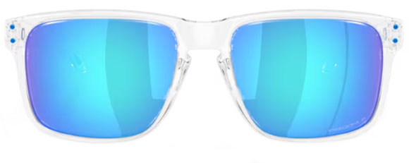OK282 OAKLEY HOLBROOK XXL OO9487 948707 61 POLISHED CLEAR / PRIZM SAPPHIRE POLARIZED