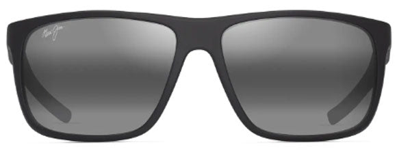 MJM213 MAUI JIM LEHOPULU 598-02 MATTE BLACK / NEUTRAL GREY