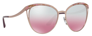 BV001 BVLGARI BV6083 20217E 56 ROSE GOLD / SILVER MIRRORED PINK