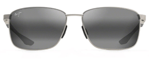 MJ10 MAUI JIM KA'ALA 856-17 58 SILVER / NEUTRAL GRAY