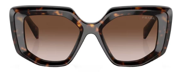 PR156 PRADA PR 14ZS 2AU6S1 50 TORTOISE / BROWN GRADIENT