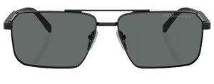 PR149 PRADA PR A57S 1AB5Z1 61 BLACK / DARK GREY POLARIZED