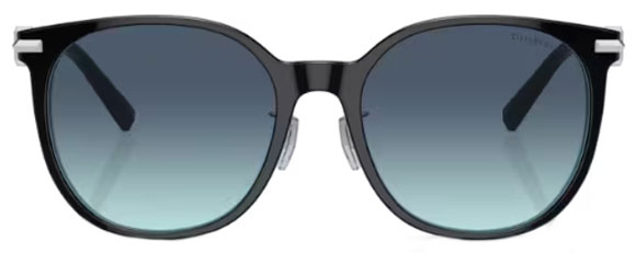 T173 TIFFANY TF4224D 80559S 56 BLACK ON TIFFANY BLUE / AZURE  display picture 2