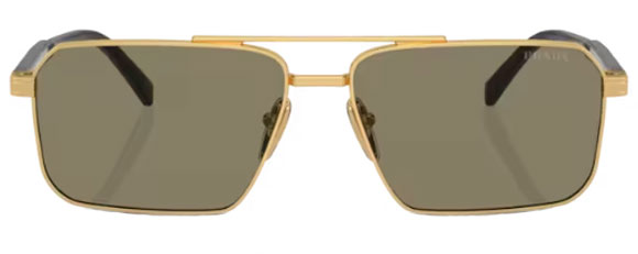 PR151 PRADA PR A57S 5AK90F 61 GOLD / LIGHT BROWN – A Million  display picture 1