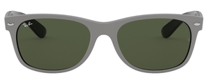D339 RAY-BAN NEW WAYFARER RB2132 646431 52 MATTE GRAY / GREEN