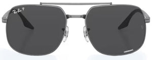 RB649 RAY-BAN RB3699 004/K8 56 GUNMETAL / DARK GREY POLARIZED