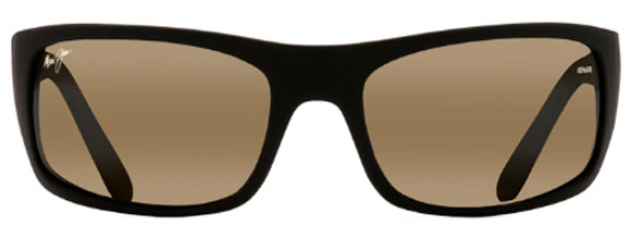 MJ148 MAUI JIM PEAHI H202-2M 65 BLACK MATTE RUBBER / HCL BRONZE