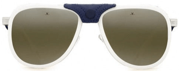 V29A VUARNET GLACIER 1315 VL131500157184 57 WHITE SILVER BLUE / YELLOW SKILYNX