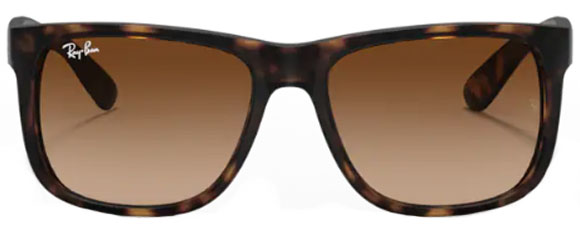 Z160 RAY-BAN JUSTIN RB4165 710/13 55 HAVANA / DARK BROWN