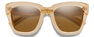 SM55 SMITH SWAY 205889HAM52L5 CHAMPAGNE CRYSTAL / CHROMA POP BROWN POLARIZED