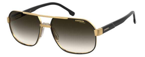 CA118 CARRERA C FLEX 12/G/D 197737117672 GOLD BLACK / GREEN SHADED