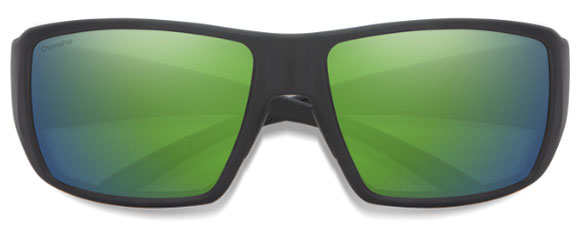 SM13 SMITH GUIDE'S CHOICE 20494700362UI MATTE BLACK  / CHROMA POP GREEN MIRRORED POLARIZED