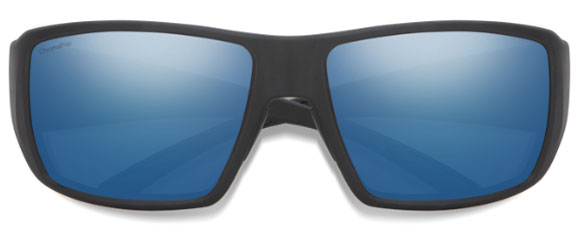 SM10 SMITH GUIDE'S CHOICE 20494700362QG MATTE BLACK  / CHROMA POP GLASS BLUE MIRRORED POLARIZED