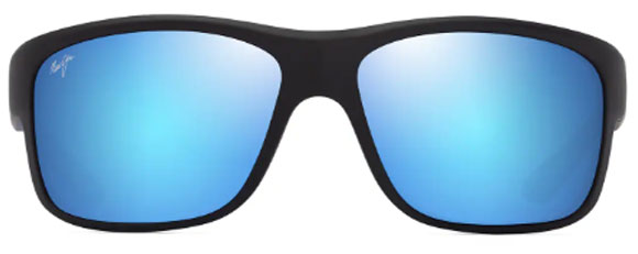 MJM177 MAUI JIM SOUTHERN CROSS B815-02 MATTE BLACK BLUE / BLUE HAWAII