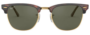 B11 RAY-BAN CLUBMASTER RB3016 990/58 49 RED HAVANA  / G-15 GREEN