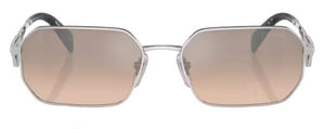 PR171 PRADA PR A51S 1BC8J1 58 SILVER / BROWN MIRRORED SILVER GRADIENT