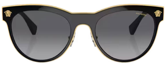 VE218 VERSACE VE2198 1002T3 54 BLACK  / LIGHT GREY GRADIENT GREY POLARIZED