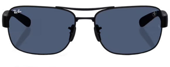 RB598 RAY-BAN RB3763M F11980 64 MATTE BLACK / DARK BLUE