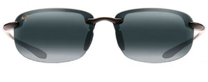 MJ125 MAUI JIM HO'OKIPA  READER G807-0225 GLOSS BLACK/ BI-FOCAL 2.50 NEUTRAL GREY