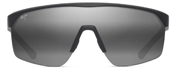 MJM215 MAUI JIM PALUNA 595-02 MATTE BLACK / NEUTRAL GREY
