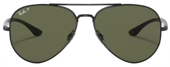 RB527 RAY-BAN RB3675 002/58 58 BLACK / G-15 GREEN POLARIZED