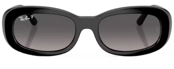 RB682 RAY-BAN RB2221 901/M3 56 BLACK / GRADIENT GREY POLARIZED