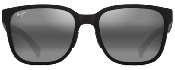 MJM176 MAUI JIM PAULELE ASIAN FIT 660-02 MATTE BLACK / NEUTRAL GREY