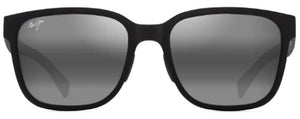 MJM176 MAUI JIM PAULELE ASIAN FIT 660-02 MATTE BLACK / NEUTRAL GREY