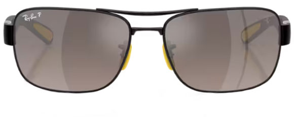 RB624 RAY-BAN RB3763M F1205J 64 BLACK / GREY MIRROR GREY GRADIENT POLARIZED