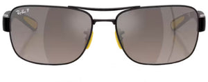 RB624 RAY-BAN RB3763M F1205J 64 BLACK / GREY MIRROR GREY GRADIENT POLARIZED