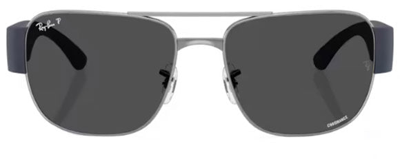RB596 RAY-BAN RB3756CH 004/K8 59 GUNMETAL / POLAR DARK GREY POLARIZED