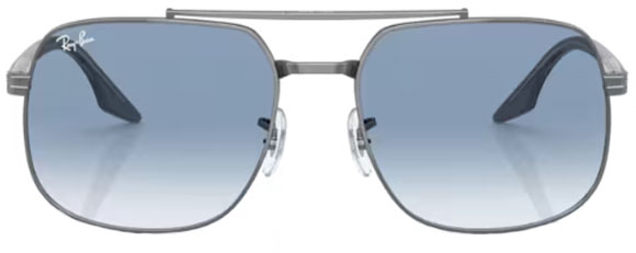 RB648 RAY-BAN RB3699 004/3F 59 GUNMETAL / GRADIENT BLUE