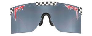 PIT055 PIT VIPER THE INTIMIDATORS VICTORY LANE 59.5 BLACK RED CHECKERED BLACK -WHITE / GRAY REVO