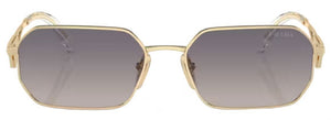 PR172 PRADA PR A51S ZVN30C 58 PALE GOLD / GRADIENT BLUE MIRRORED SILVER