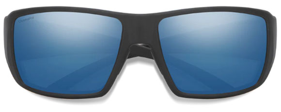 SM10A SMITH GUIDE'S CHOICE 20494700362QG MATTE BLACK  POLY / CHROMA POP GLASS BLUE MIRRORED POLARIZED (cloned)