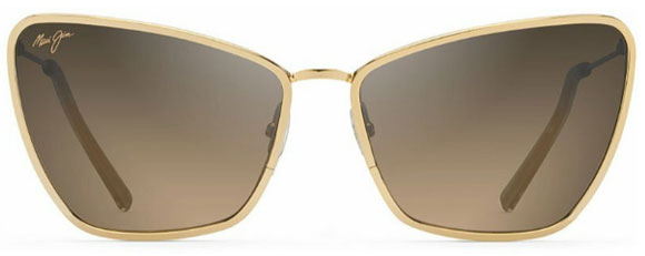 MJ462 MAUI JIM PUA HS823-16 SHINY GOLD / HCL BRONZE POLARIZED