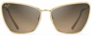 MJ462 MAUI JIM PUA HS823-16 SHINY GOLD / HCL BRONZE POLARIZED