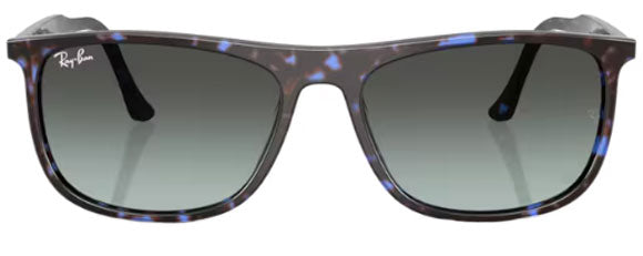 RB584 RAY-BAN RB2216 1430GK 61 HAVANA BLUE TURTLE / BLUE VINTAGE GRADIENT BLACK