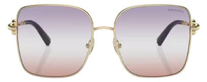 T179 TIFFANY TF3094 6199EL 58 PALE GOLD / TRIGRADIENT FUCSIA PINK