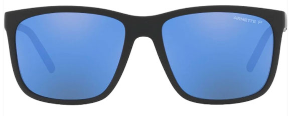 N56 ARNETTE ADIOS BABY AN4272 275822 56 MATTE BLACK / DARK BLUE MIRROR WATER POLARIZED