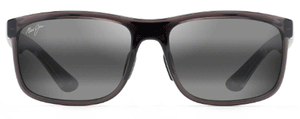 MJ458 MAUI JIM HUELO 449-11 58 TRANSLUCENT GREY / NEUTRAL GREY