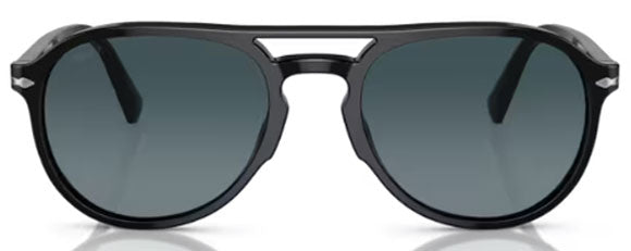 PO162 PERSOL PO3235S 095/S3 55 BLACK  / BLUE GRADIENT POLARIZED