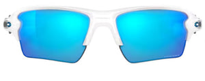 OK305 OAKLEY FLAK 2.0 XL OO9188 918894 59 POLISHED WHITE / PRIZM SAPPHIRE