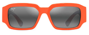 MJM141 MAUI JIM KUPALE 639-29 55 SHINY ORANGE / NEUTRAL GREY
