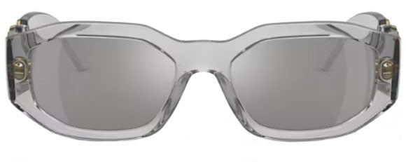 VE155 VERSACE VE4361 311/6G 53 TRANSPARENT GRAY  LIGHT GRAY MIRRORED SILVER